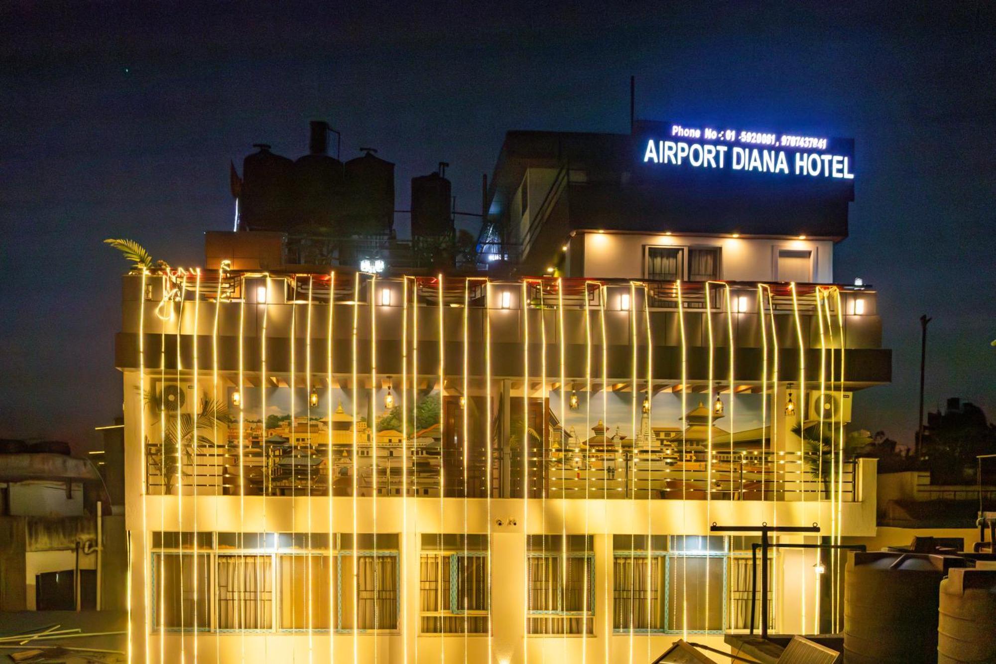 Airport Diana Hotel Katmandú Exterior foto